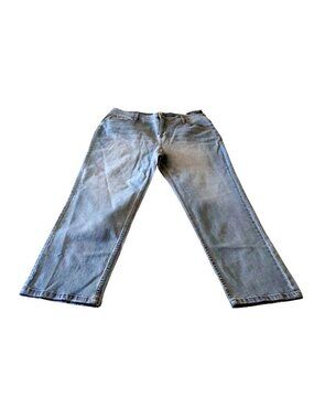 Candace Cameron Bure Womens Light Wash Denim Jeans Size 18WT Cotton Straight Leg